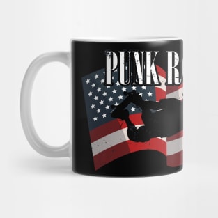 Skate patriotic design for punk concerts Mug